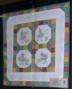 Sunbonnet Sue at Work and Play and Friendship Pillow