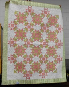 Pink and Green Quilt
