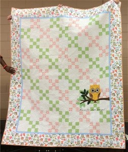Owl Quilt for Niece