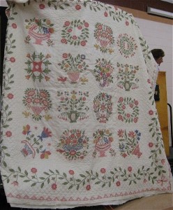 Cross Stitched Quilt