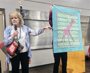 Giraffe Quilt of Love