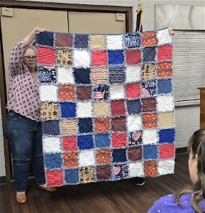 Patriotic Rag Quilt